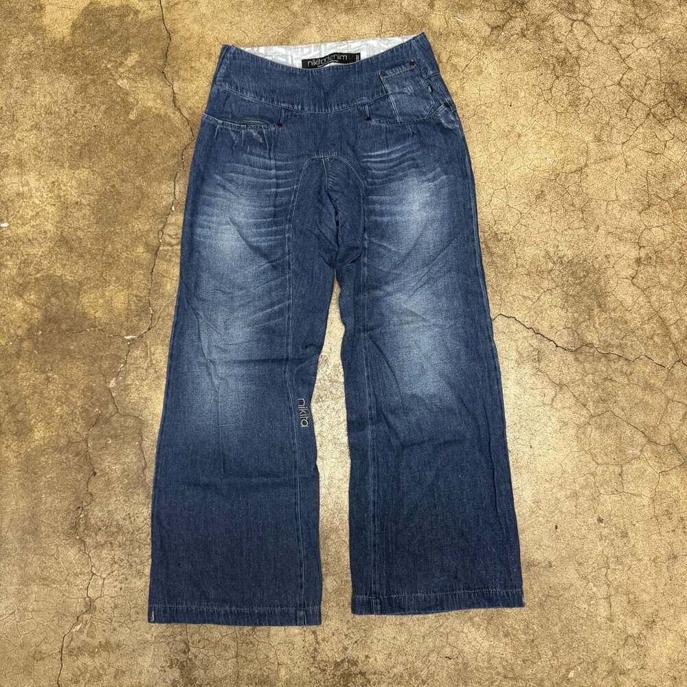Nikita Denim Wide Leg Dark Wash Jeans